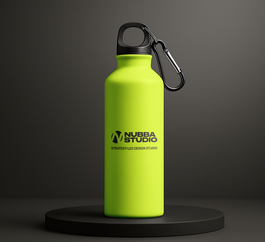 Nubba Studio branded water bottle